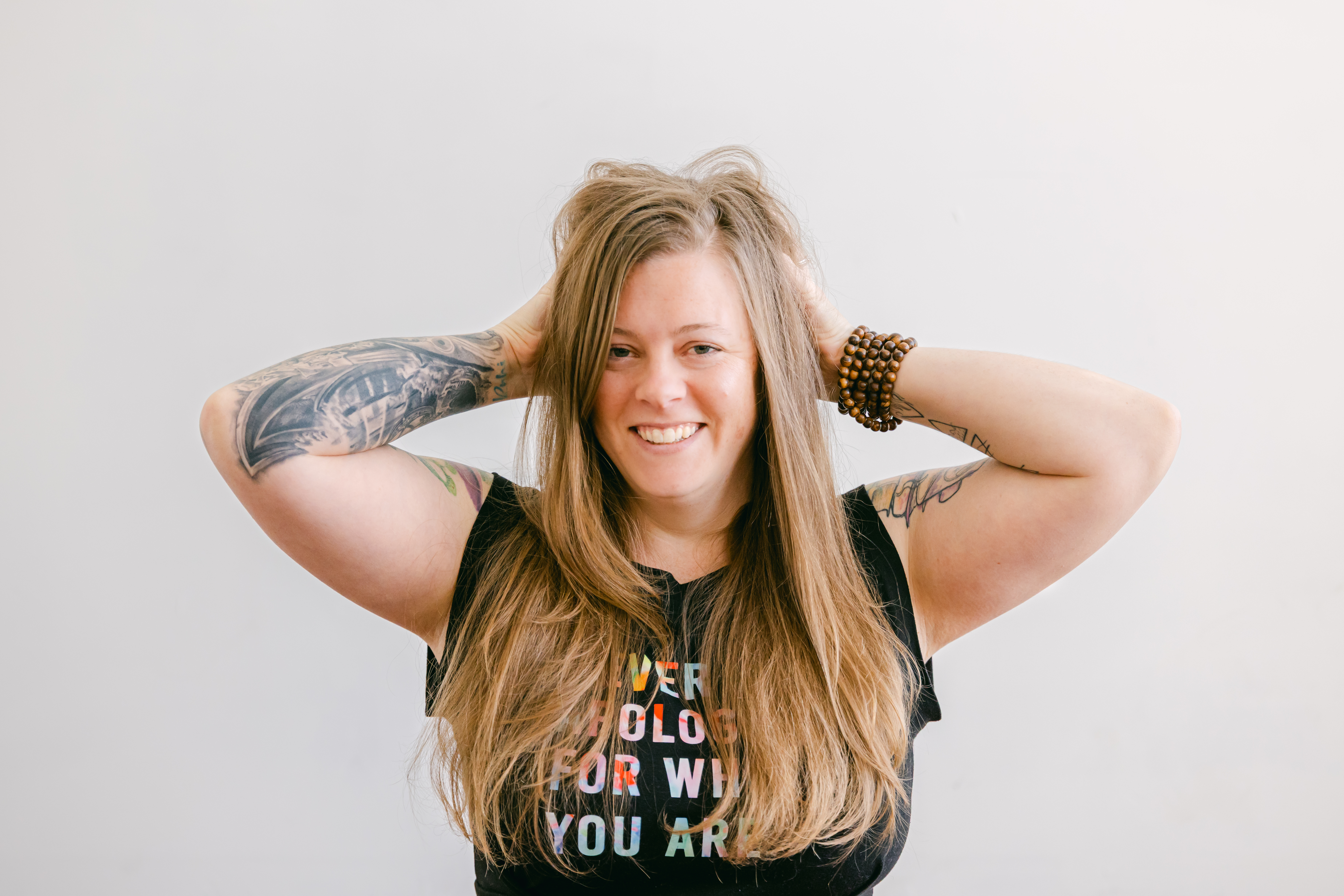 Amanda Q - E-RYT 200 yoga teacher and founder of UpDown Academy